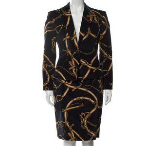 LES COPAINS Printed Skirt Suit Size: S | US4, IT40
